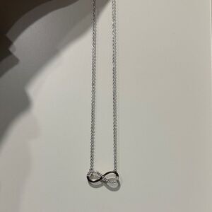 Elegant Silver Infinity Necklace